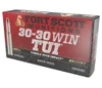 Fort Scott Munitions 3030130SCV Tumble Upon Impact  TUI  Rifle 30-30Win 130gr Solid Copper Spun 20 Per Box 10 Case