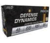 Fiocchi 45B500 Defense Dynamics 45ACP 200gr Jacketed Hollow Point 50 Per Box 10 Case