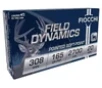 Fiocchi 308D Field Dynamics 308Win 165gr Pointed Soft Point 20 Per Box 10 Case