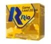 Rio Ammunition RC206 Game Load 20Gauge 2 75  1oz 6Shot 25 Per Box 10 Case