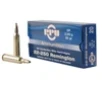 PPU PP22250 Standard Rifle 22-250Rem 55gr Soft Point 20 Per Box 10 Case