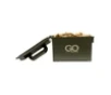 Global Ordnance 5 56x45mm M193 55 Grain FMJ Brass 500 RD Round with OD Green Ammo Can