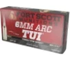 Fort Scott Munitions 6ARC-090-SCV2 Tumble Upon Impact  TUI  6ARC 90gr Solid Copper Spun 20 Per Box 10 Case