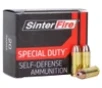 SinterFire Inc SF10125SD Special Duty  SD  10mmAuto 125gr Lead Free Frangible Hollow Point 20 Per Box 10 Case