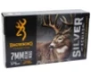 Browning Ammo B192600071 Silver 7mmRem Mag 175gr Plated Soft Point 20 Per Box 10 Case