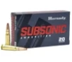 Hornady 80787 Subsonic Rifle 7 62x39mm 255gr Sub X 20 Per Box 10 Case