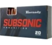 Hornady 82742 Subsonic Rifle 45-70Gov 410gr Sub X 20 Per Box 10 Case