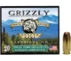 Grizzly Ammo GC4SW1 40S W 200gr Jacketed Hollow Point 20 Per Box 10 Case