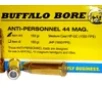 Buffalo Bore Ammunition 4H20 Anti-Personnel Strictly Business 44Rem Mag 180gr Medium Cast Hollow Point 20 Per Box 12 Case