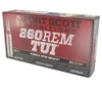 Fort Scott Munitions 260123SCV2 Tumble Upon Impact  TUI  260Rem 123gr Solid Copper Spun 20 Per Box 25 Case