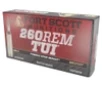 Fort Scott Munitions 260130SCV2 Tumble Upon Impact  TUI  260Rem 130gr Solid Copper Spun 20 Per Box 25 Case