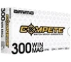 Ammo Inc 300WM190BTHPA20 Compete 300WinMag 220gr Open Tip Match 20 Per Box 10 Case