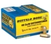 Buffalo Bore Ammunition 23F20 Outdoorsman Strictly Business 40S W 200gr Hard Cast Flat Nose 20 Per Box 12 Case
