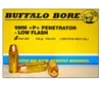 Buffalo Bore Ammunition 24F20 Penetrator Strictly Business 9mmLuger  P  124gr Full Metal Jacket Flat Nose 20 Per Box 12 Case