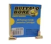 Buffalo Bore Ammunition 27F20 Standard Pressure Strictly Business 380ACP 95gr Full Metal Jacket Flat Nose 20 Per Box 12 Case