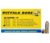 Buffalo Bore Ammunition 33E20 Personal Defense Strictly Business 38Super  P 147gr Jacket Hollow Point 20 Per Box 12 Case