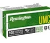 Remington Ammunition 23765 UMC Value Pack 9mmLuger 115gr Full Metal Jacket 100 Per Box 6 Case