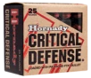 Hornady Critical Defense Handgun Ammo  38 SPL  P 25-Rounds 110 Grain Flex Tip eXpanding 