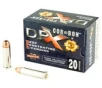 Cor-Bon DPX Nickel Plated Brass  357 Mag 125 Grain 20-Rounds JHP 