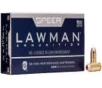 Speer Lawman Handgun Ammo  40 SW 165-Grain 50-Rounds FMJ 
