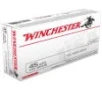 Winchester USA Ammo  45 ACP 185 Grain 50 Rounds FMJ 