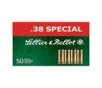 Sellier and Bellot 38SPL 158GR LRN 50rds 