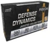 Fiocchi Defense Dynamics Brass  380 ACP 90-Grain 50-Rounds JHP 
