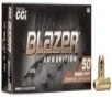 CCI Ammunition Blazer Brass  40 SW 165-Grain 50-Rounds FMJ 