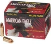 Federal American Eagle Brass 9mm 115 Gr 100-Rounds FMJ 