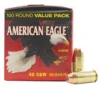 Federal American Eagle  40 SW 180GR FMJ Value 100Rds Value Pack 