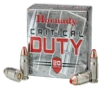 Hornady Critical Duty Nickel Plated Brass 9mm  P 135-Grain 25-Rounds FL 