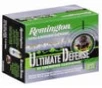 Remington Ultimate Defense Brass  380 Ammo 102-Grain 20-Rounds BJHP 