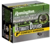 Remington Ultimate Defense Nickel Plated Brass  45 ACP 230 Grain 20-Rounds BJHP 