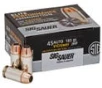 Sig Sauer Elite Performance 185GR Jacketed Hollow Point  45 ACP 20Rds 