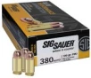 Sig Sauer Elite Performance Brass  380 Ammo 100-Grain 50-Rounds FMJ 