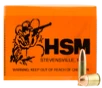 HSM Hunting Shack Training Brass 9mm 115-Grain 50-Rounds FMJ 