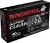 Winchester Super Clean Brass  40 SW 120 Grain 50-Rounds FMJ 