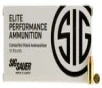 Sig Sauer Elite V-Crown Brass  40 SW 165-Grain 50-Rounds JHP 