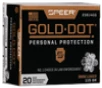 Speer Gold Dot Personal Protection Ammo 9mm 20-Rounds 115 Grain Hollow Point 