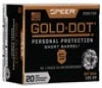 Speer Gold Dot Personal Protection Nickel Plated Brass  357 Mag 135-Grain 20-Rounds HP 
