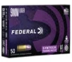 Federal Syntech Training Match Brass 9mm 147 Gr 50-Rounds Total Syntech Jacket Flat Nose 