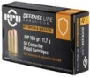 Prvi Partizan PPU Defense 180 Grain  40 S W Ammunition 50 Rounds 