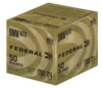 Federal Military Grade Brass 9mm 124 Grain 50-Rounds FMJ 