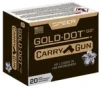 Speer Gold Dot Carry Gun Nickel Plated Brass  45 ACP 200-Grain 20-Rounds HP 