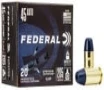 Federal Syntech Defense Brass  45 ACP 205-Grain 50-Rounds SJHP 