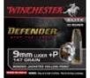 Winchester Win Ammo Supreme Elite 9mm 147 Grain Pdx1 Defender 9mm Luger Jacketed Hollow Point  JHP  20 Rounds 