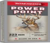 Winchester Power Point Brass  223 Rem 64 Grain 20-Rounds PP 