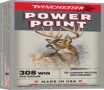 Winchester Power Point Brass  308 Win 150 Grain 20-Rounds PP 