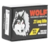 Wolf Performance Ammo Match Extra  22 LR 40 Grain 50-Rounds RN 