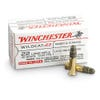 Winchester Wildcat Lead Round Nose 40 Grain Brass  22 LR 50Rds 
